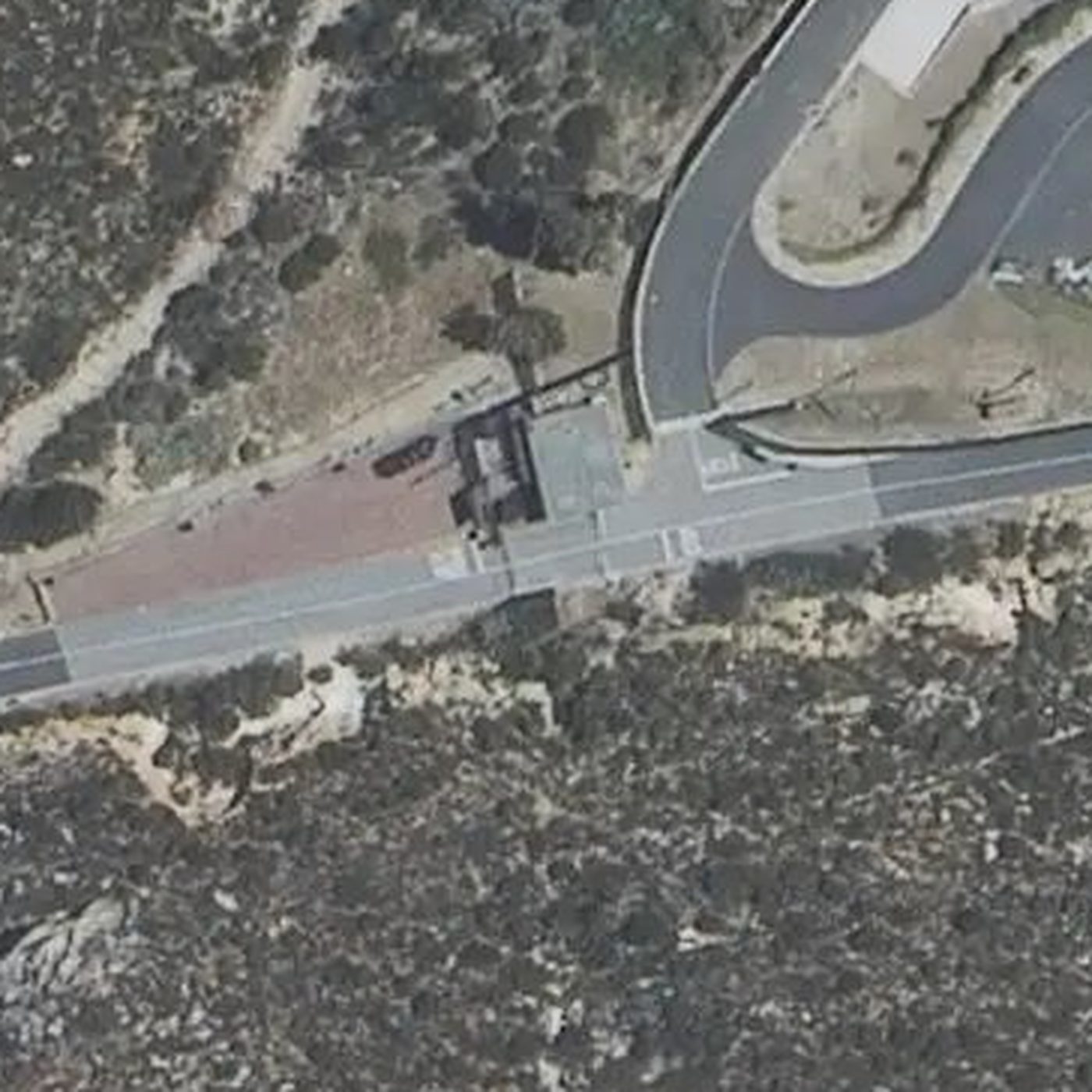 Aerial map of Steenbras Lookout Point