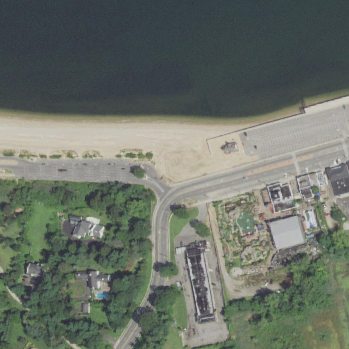Aerial map of Stehli Town Beach