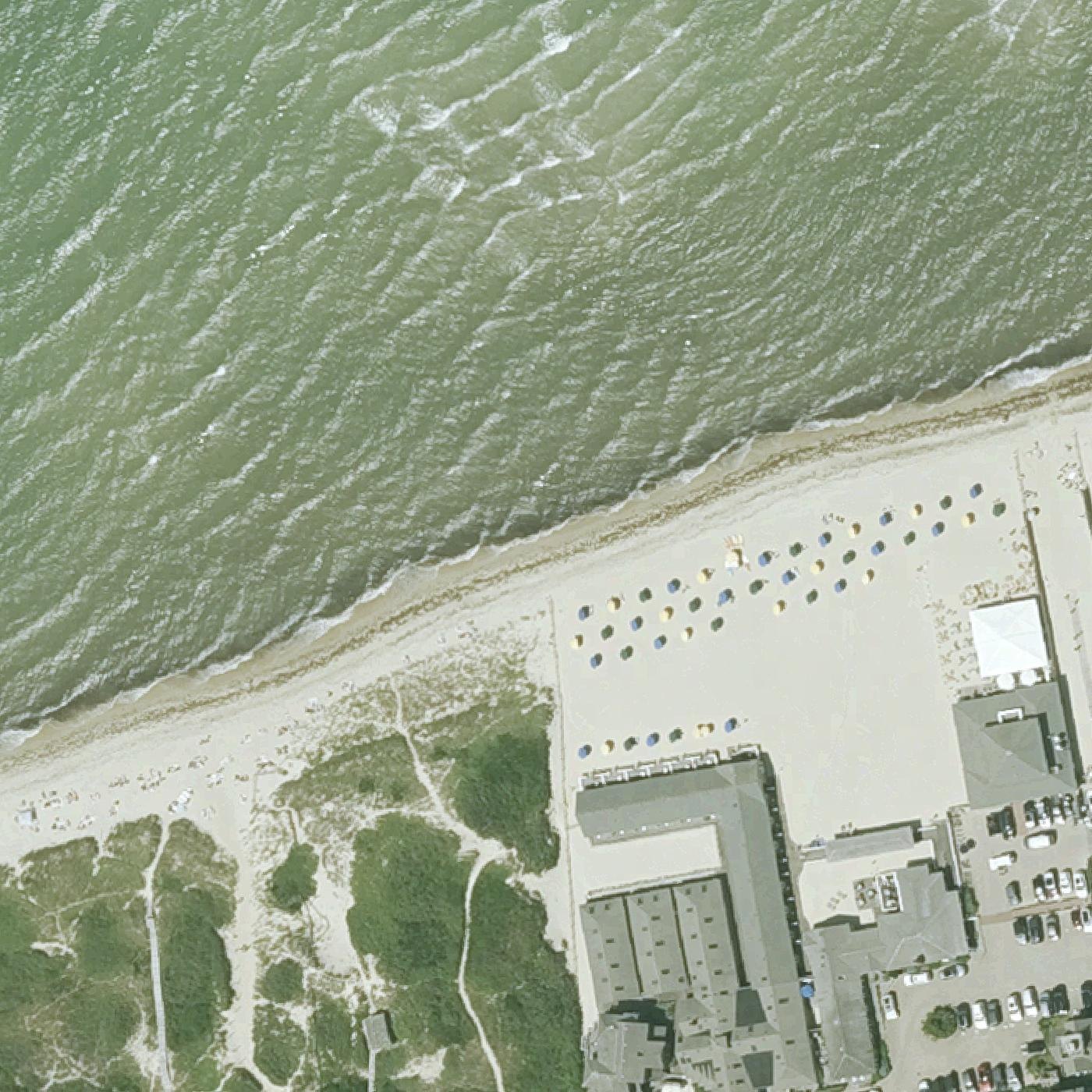 Aerial map of Steps Beach Nantucket