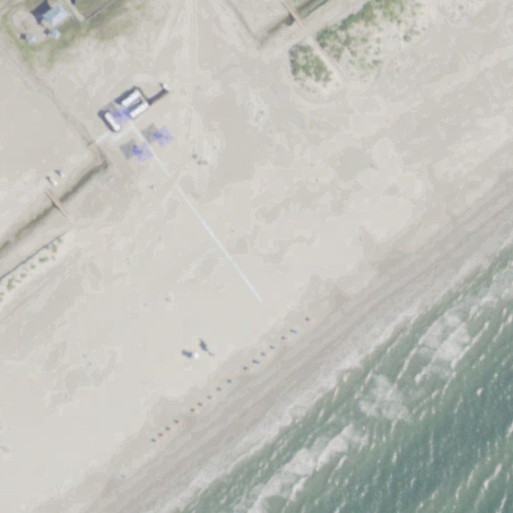 Aerial map of Stewart Beach