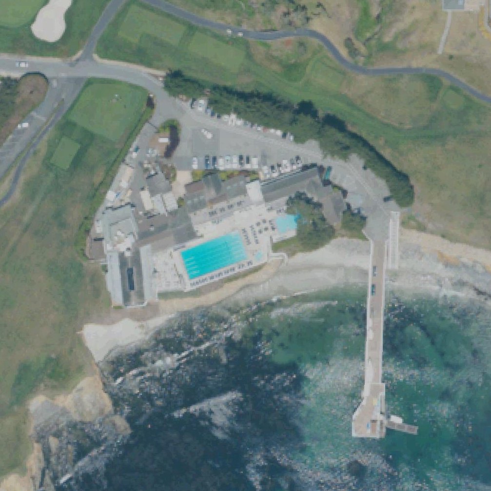 Aerial map of Stillwater Cove Access