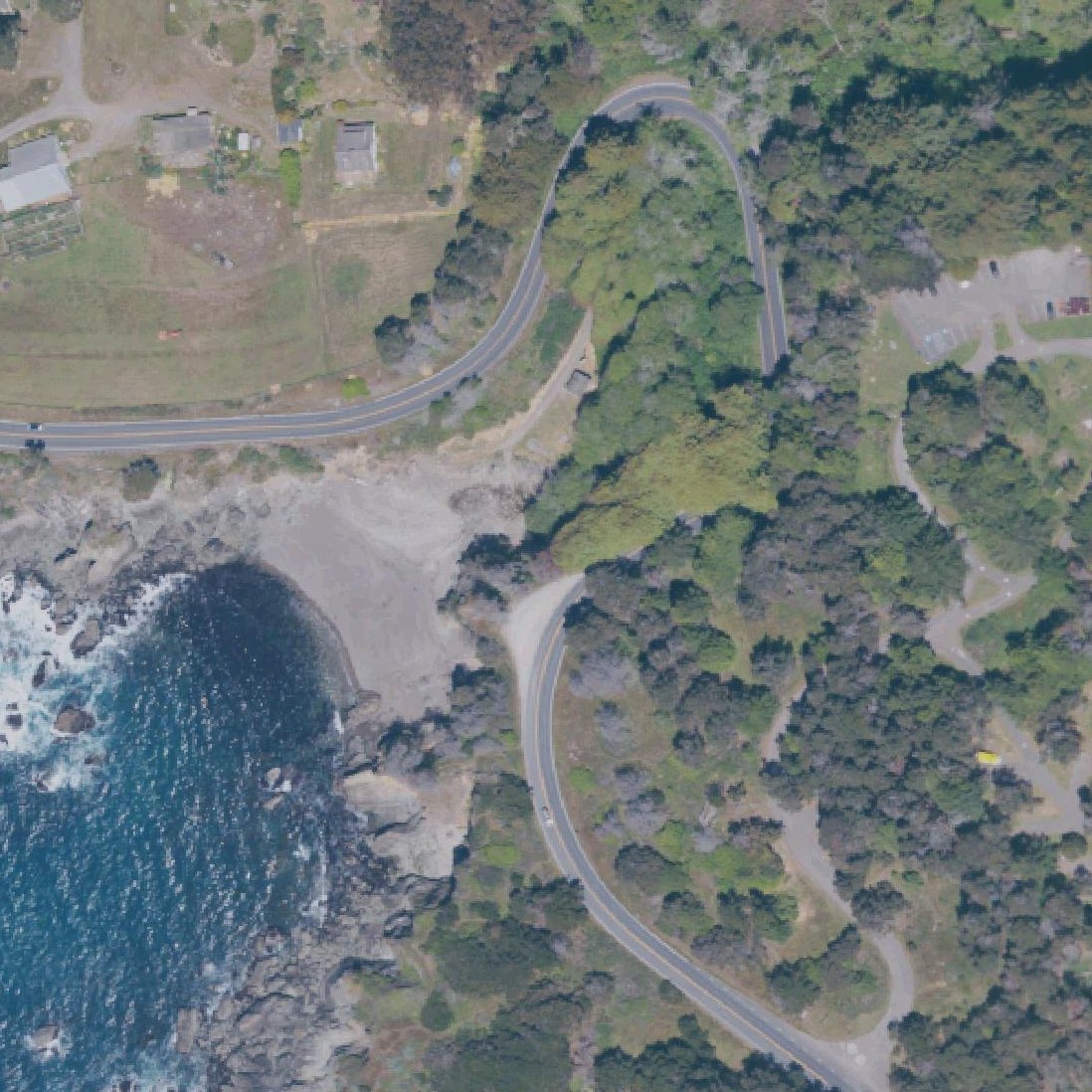 Aerial map of Stillwater Cove Regional Park