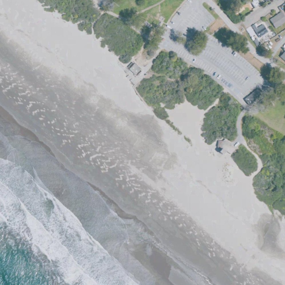 Aerial map of Stinson Beach