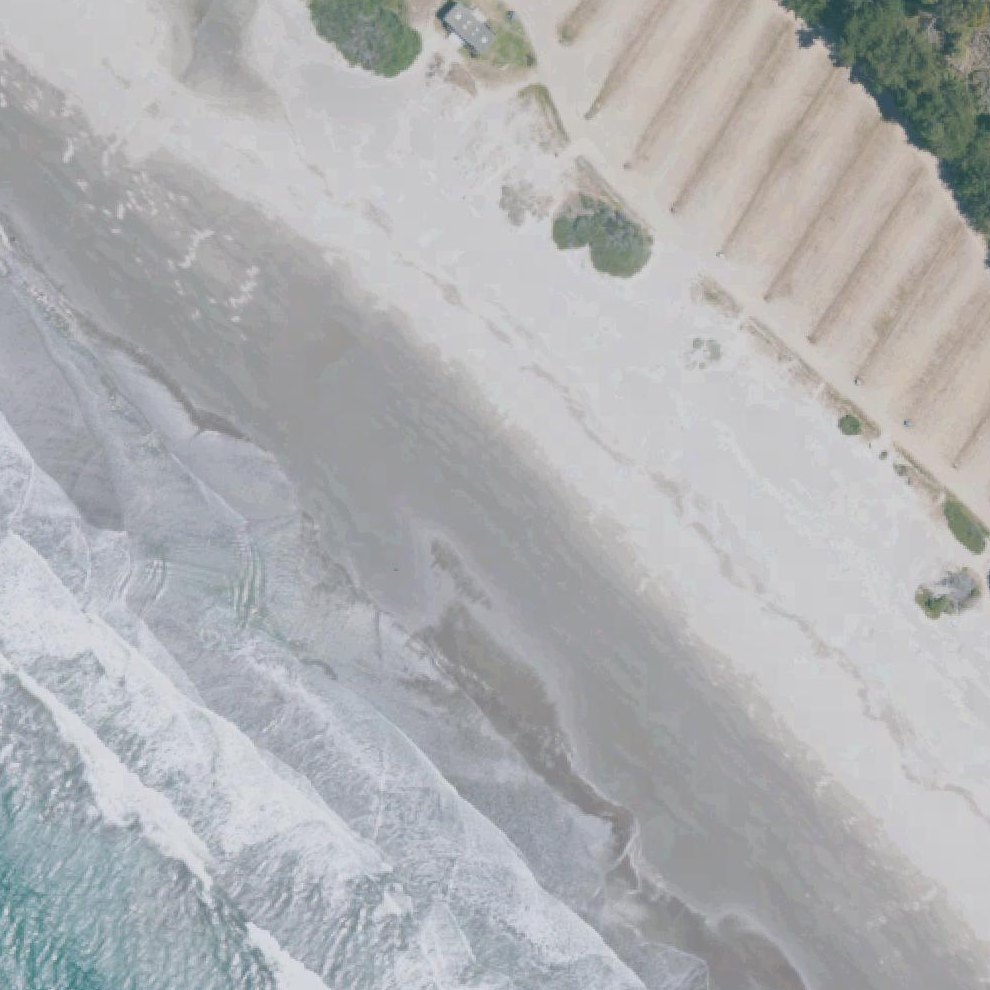 Aerial map of Stinson State Beach