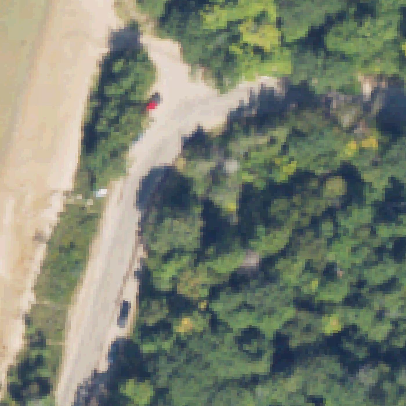 Aerial map of Sturgeon Bay Beach