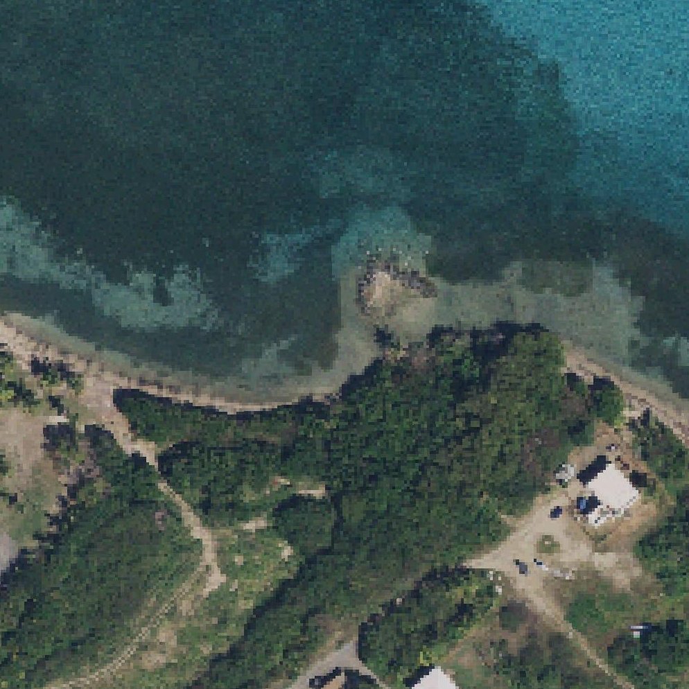 Aerial map of Sugar Beach