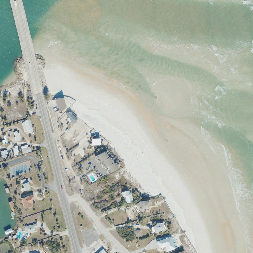 Aerial map of Summer Haven st. Augustine FL