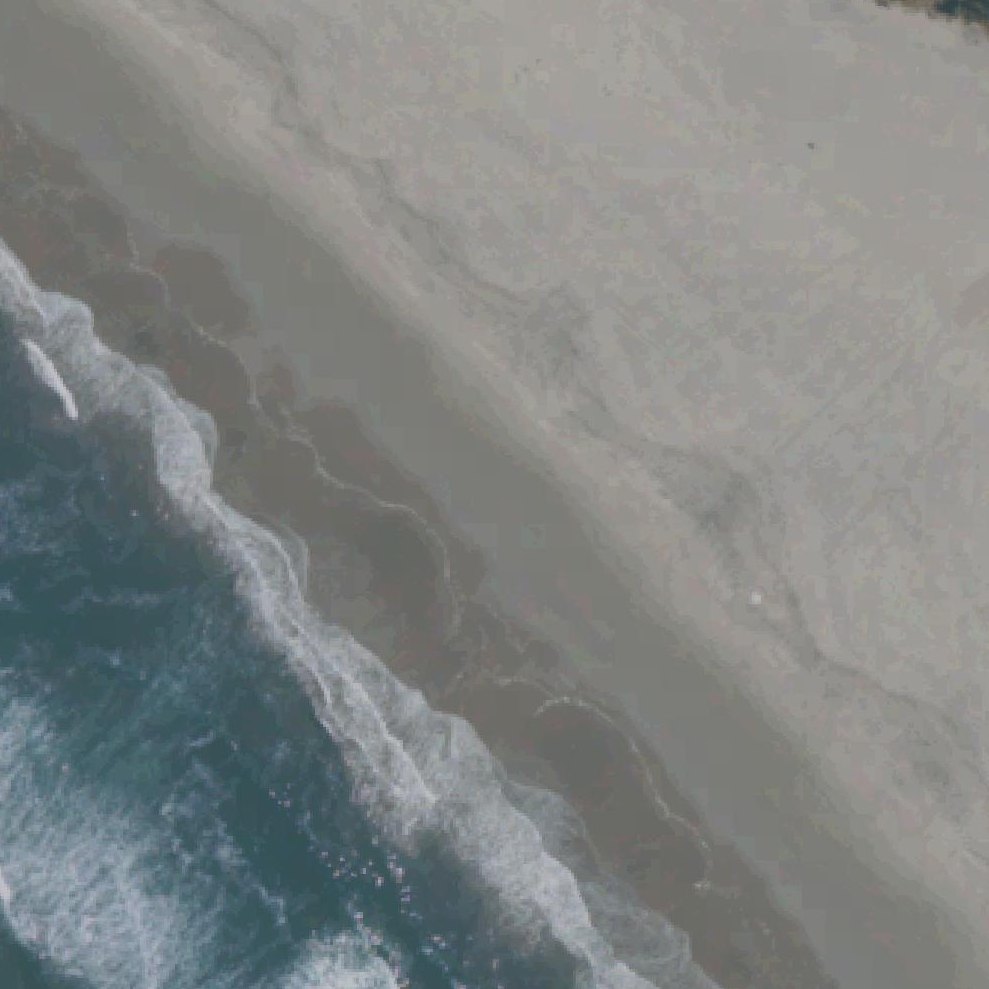 Aerial map of Sumner Beach