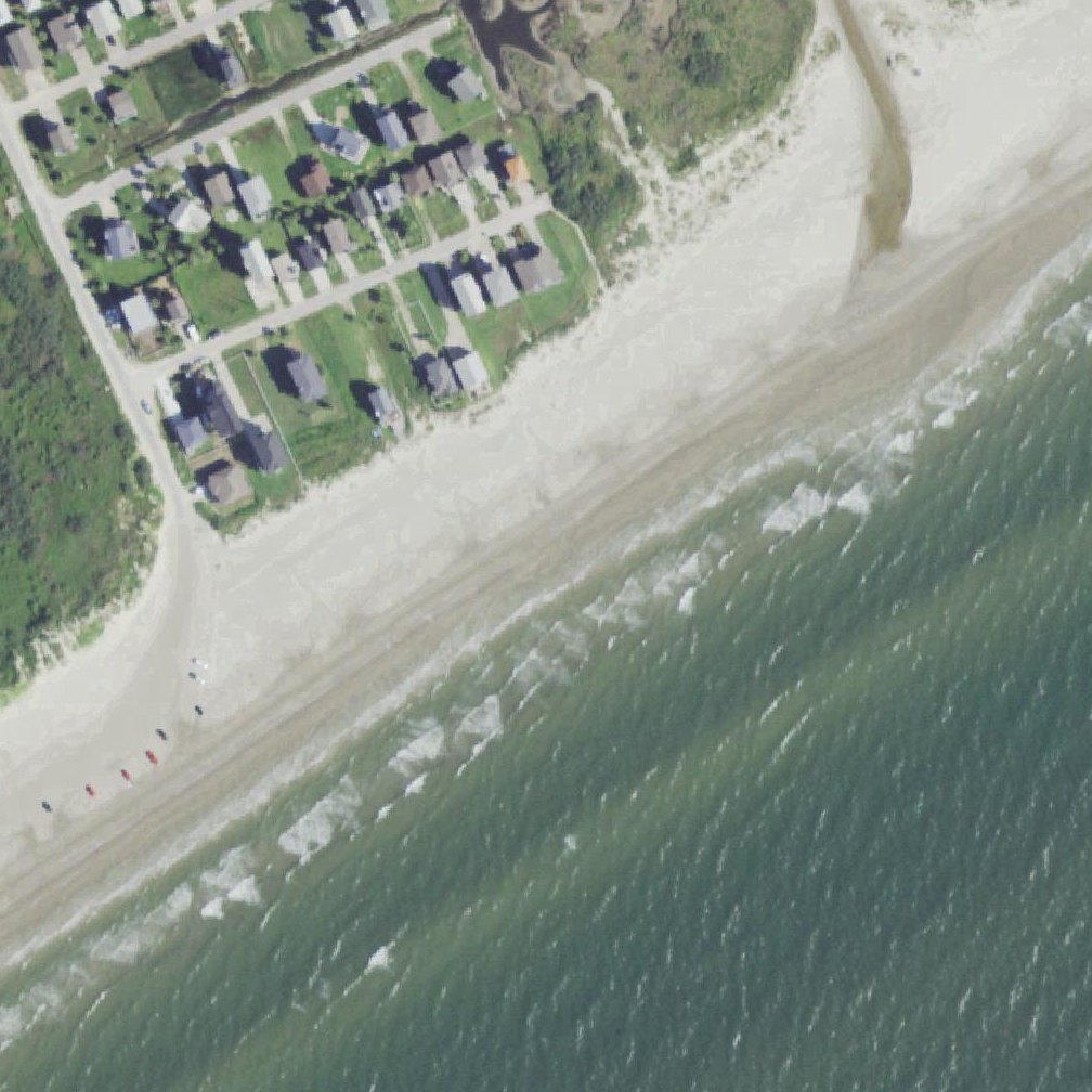 Aerial map of Sunny Beach
