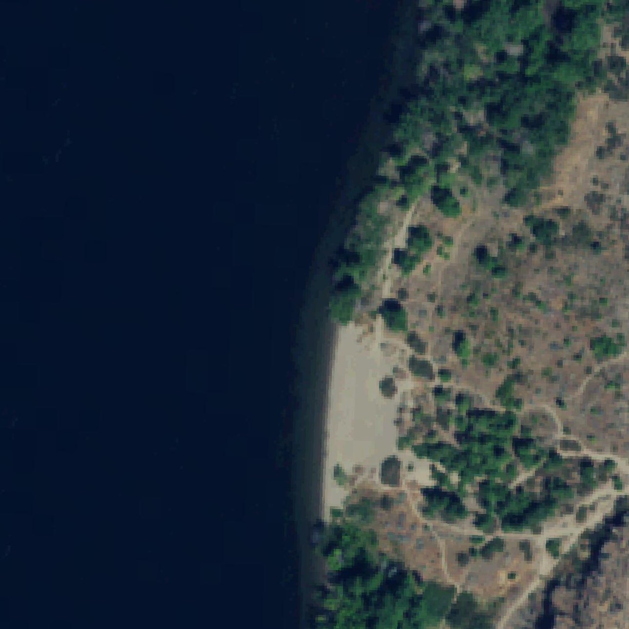 Aerial map of Sunny Beach