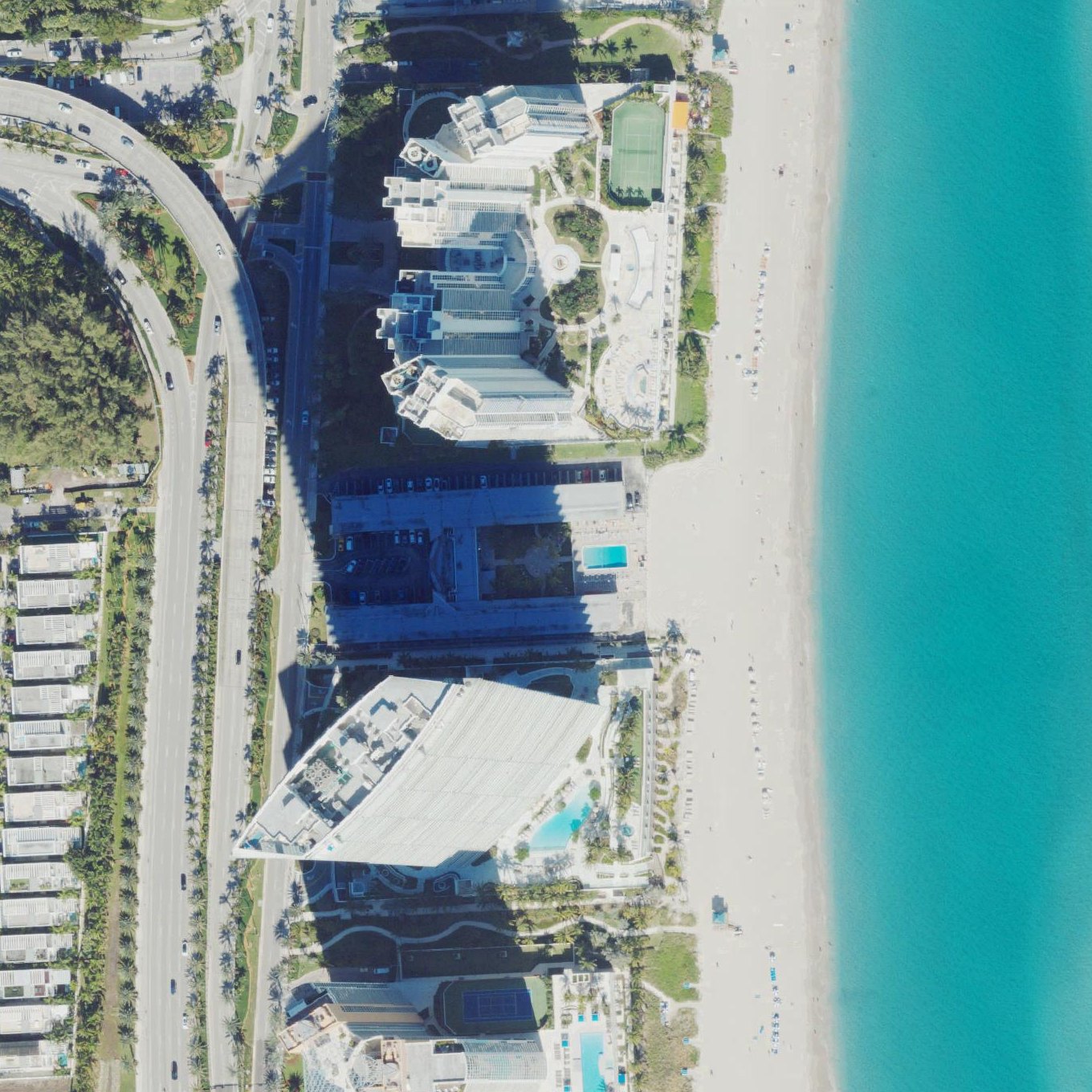 Aerial map of Sunny Isles Beach