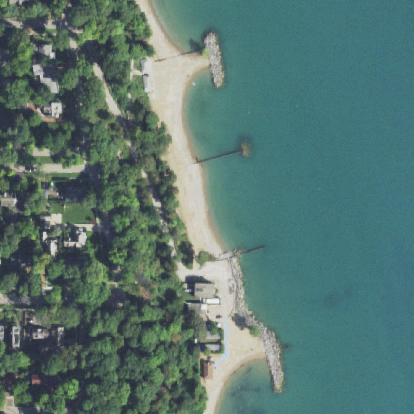Aerial map of Sunrise Beach