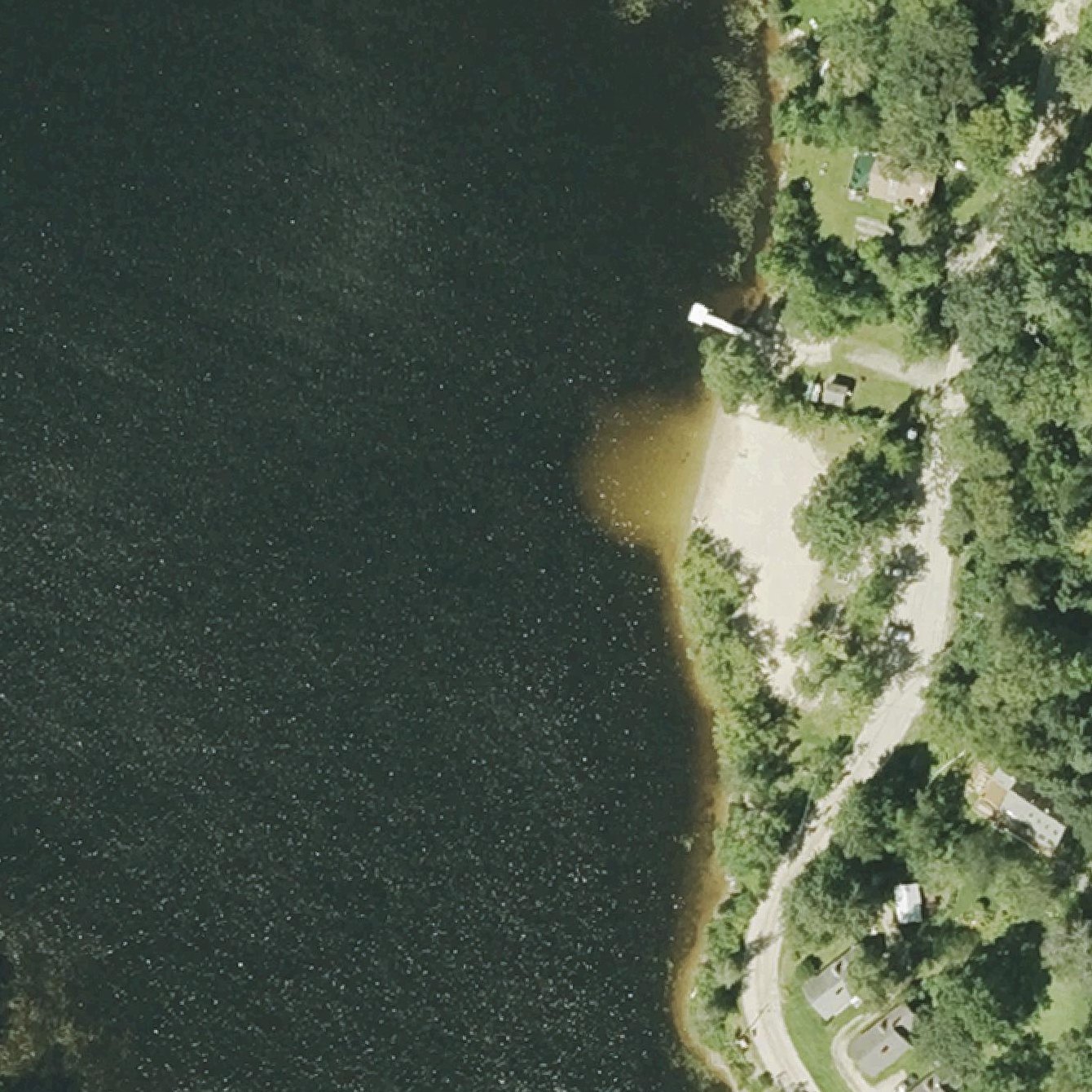 Aerial map of Sunset Beach