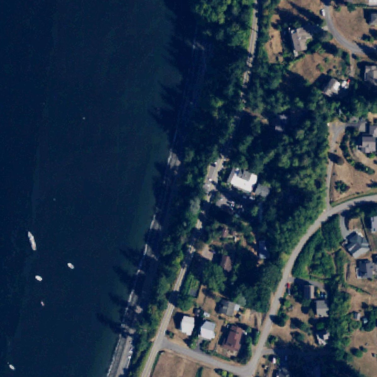 Aerial map of Sunset Beach