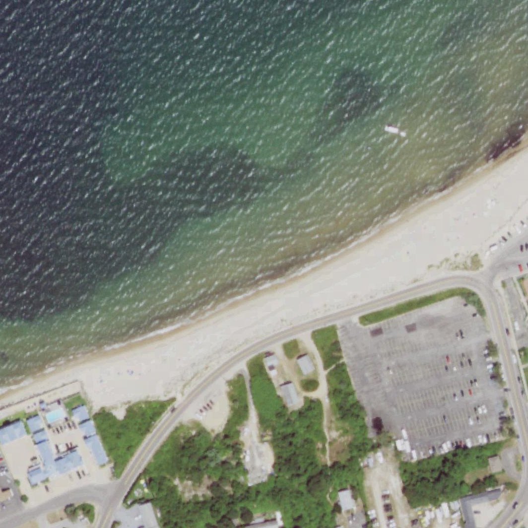 Aerial map of Sunset Beach