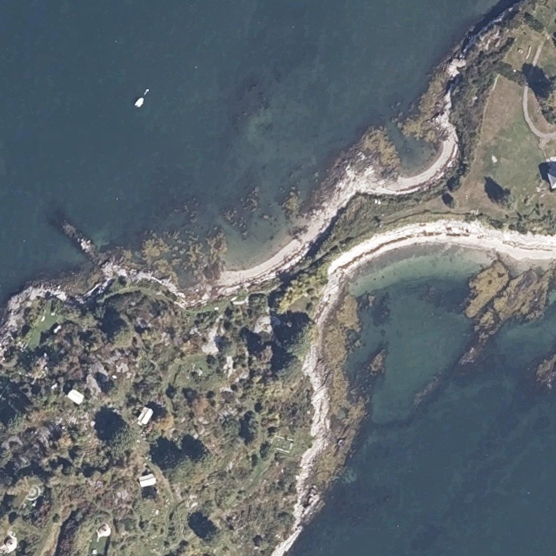Aerial map of Sunset Beach