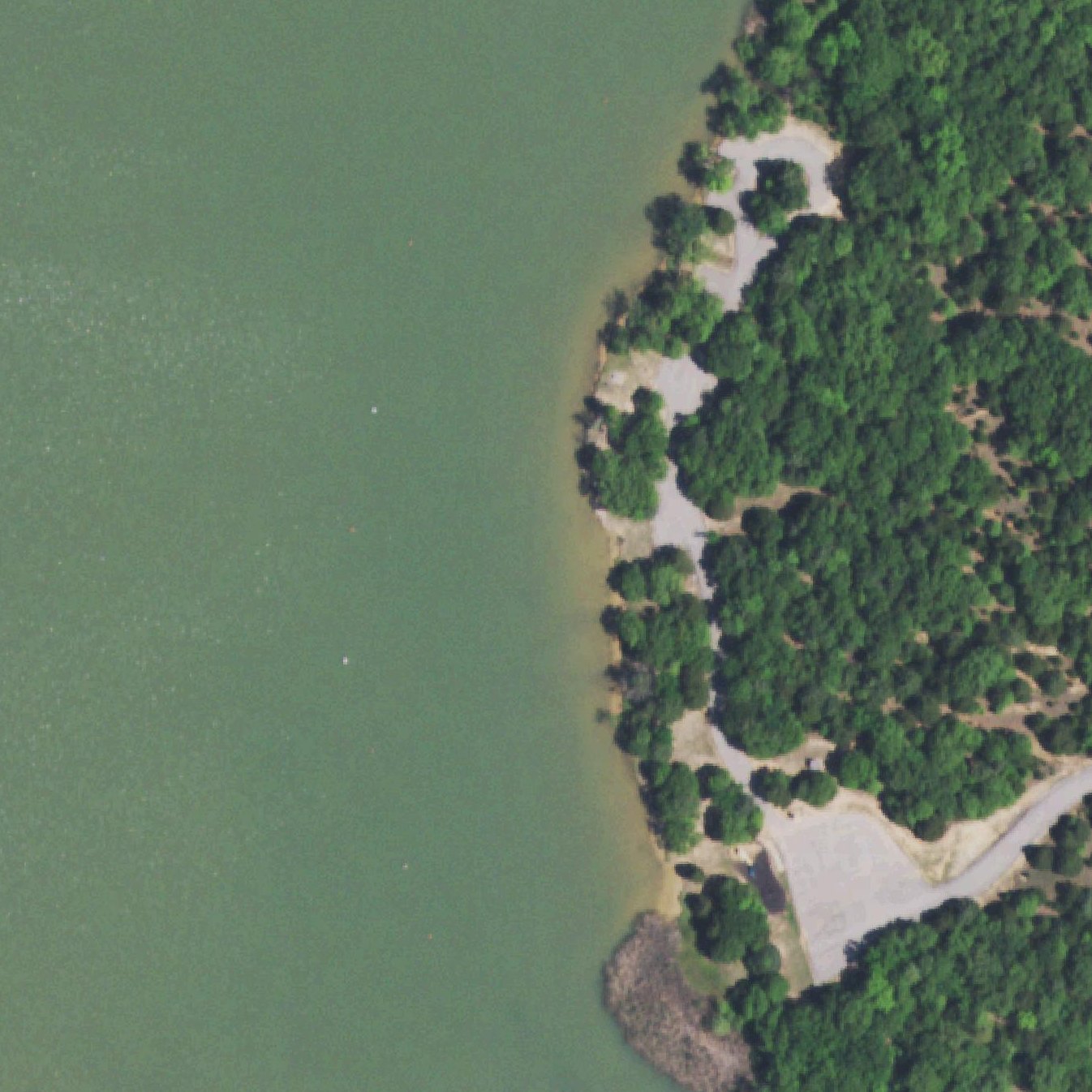 Aerial map of Sunset Beach