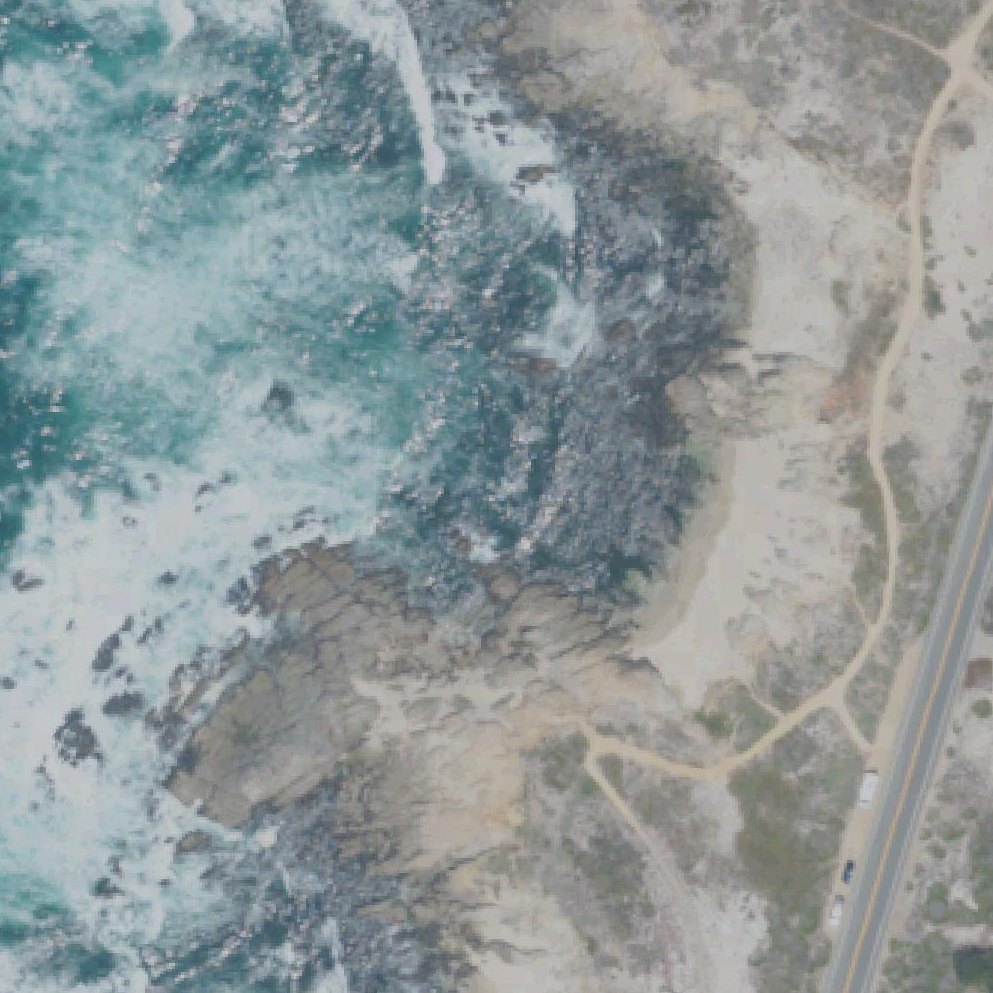 Aerial map of Sunset Beach