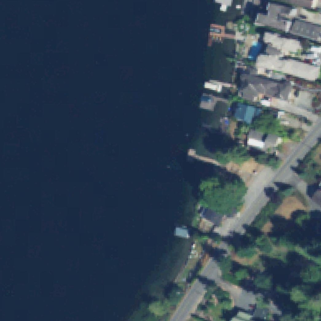 Aerial map of Sunset Beach Park