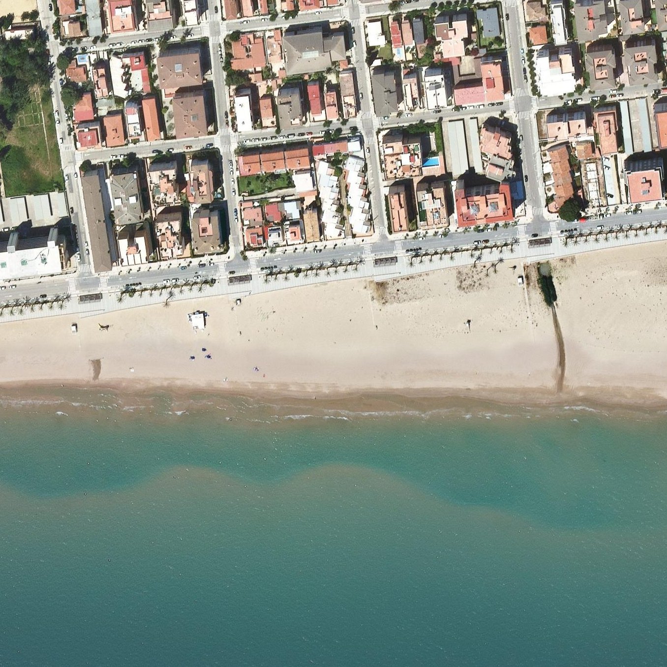 Aerial map of Sunset Beach