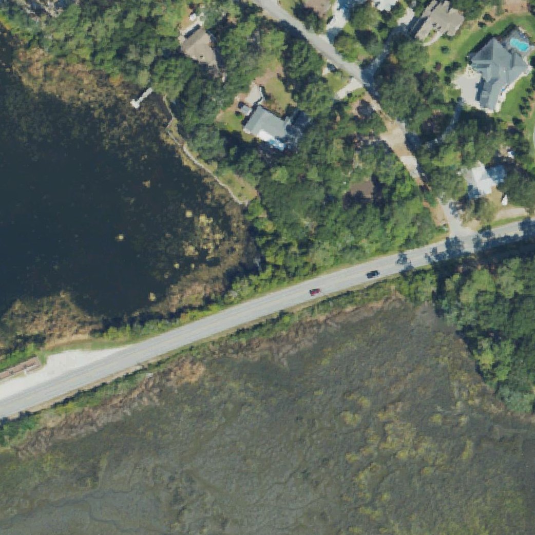 Aerial map of Sunset Beach