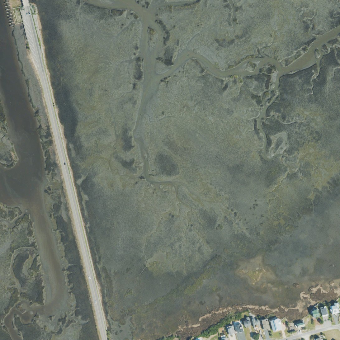 Aerial map of Sunset Beach Town Park
