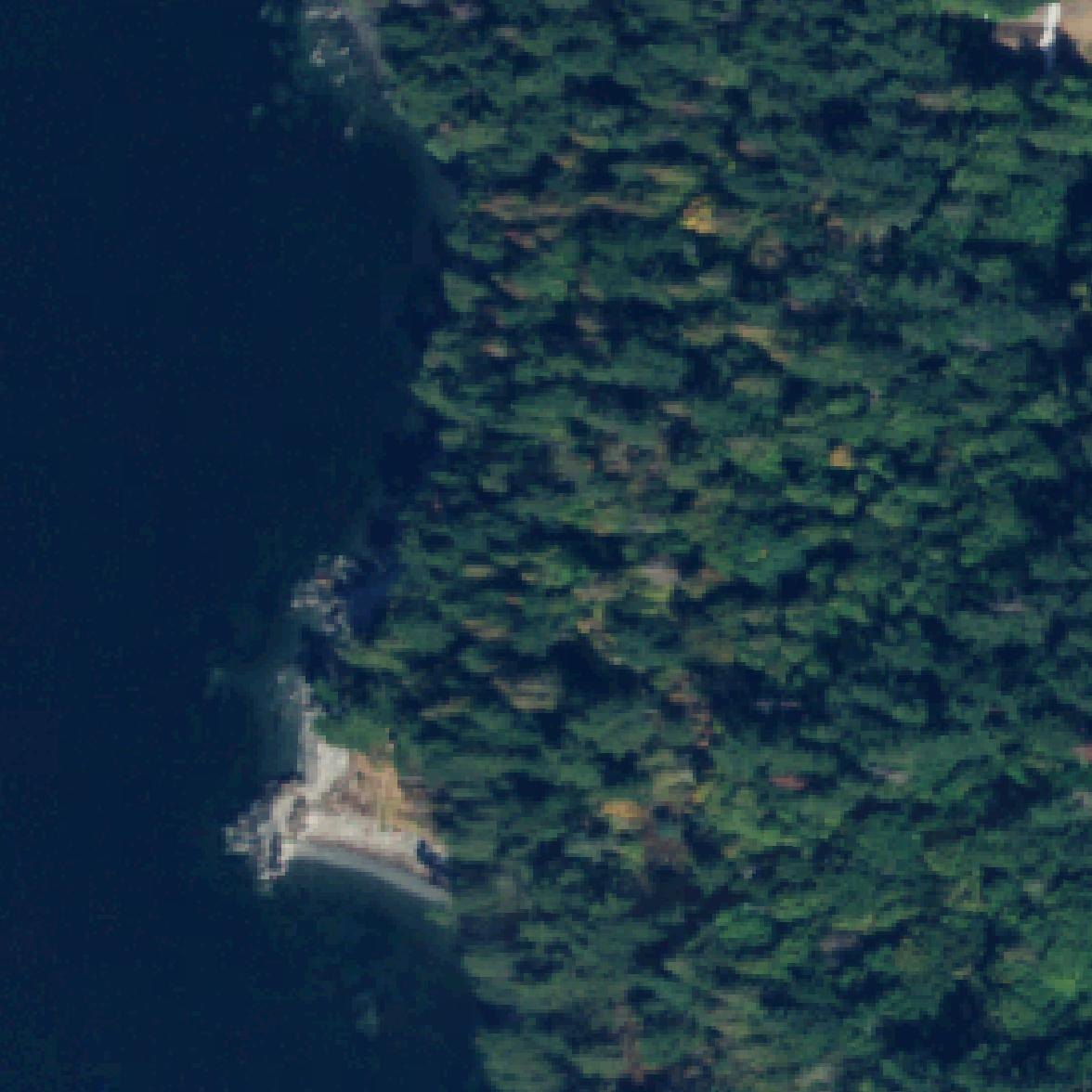 Aerial map of Sunset Beach
