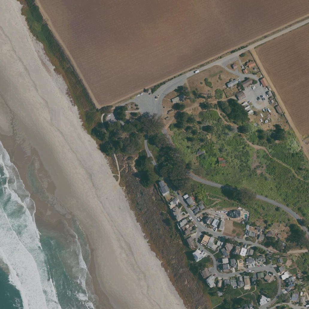 Aerial map of Sunset State Beach - California State Parks