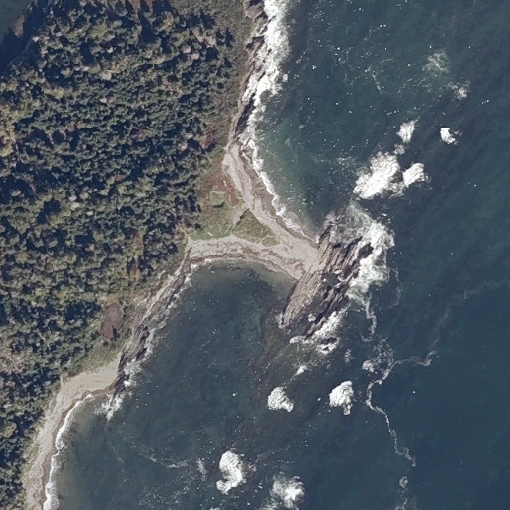 Aerial map of Suprise Beach