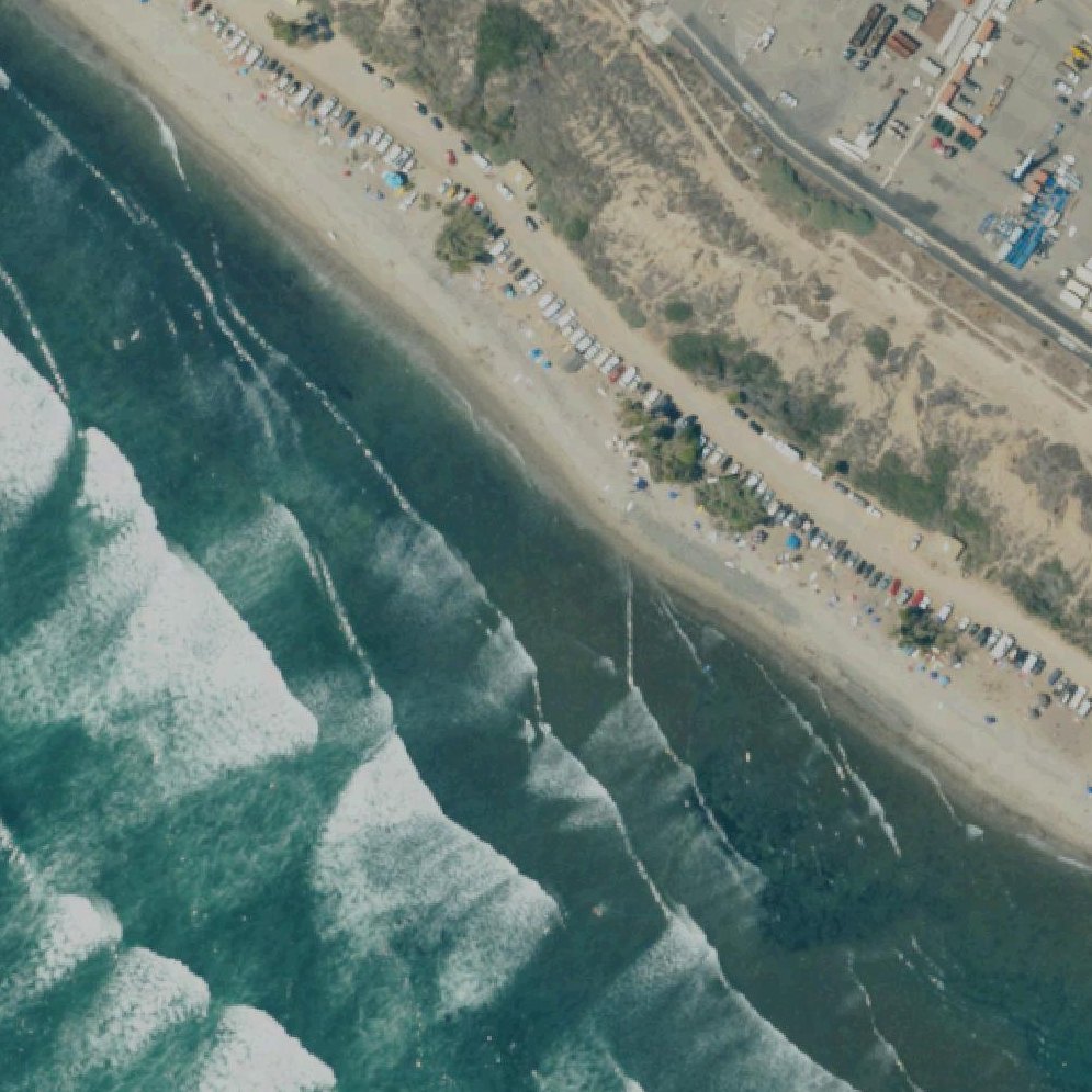 Aerial map of Surf Beach
