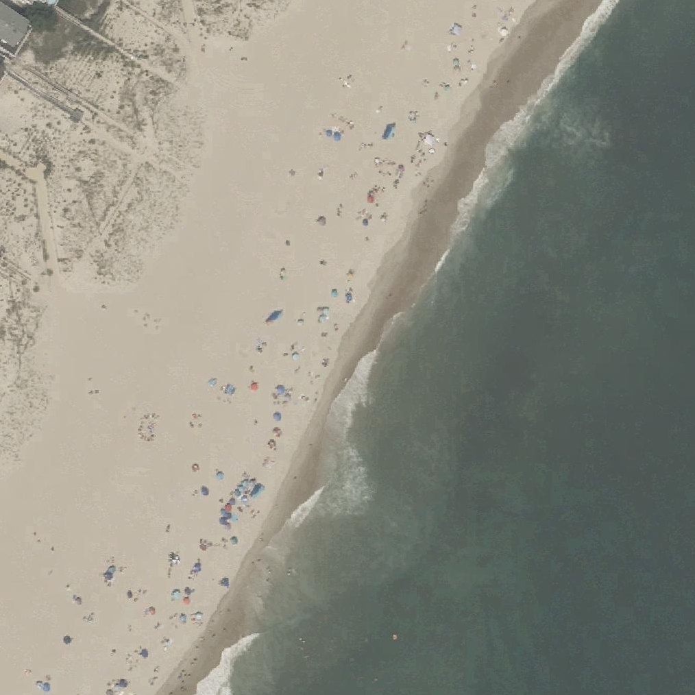 Aerial map of Surf City Beach