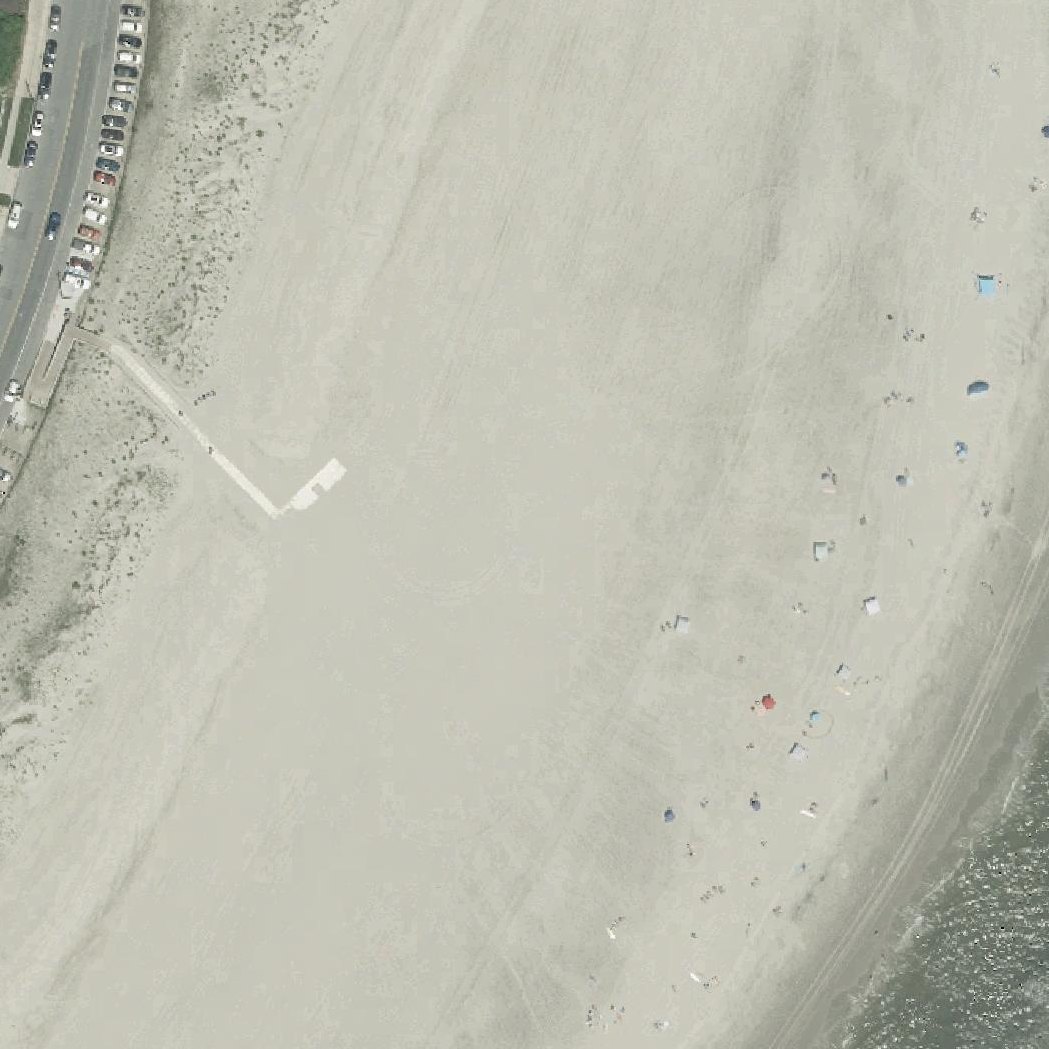 Aerial map of Surfing Beach