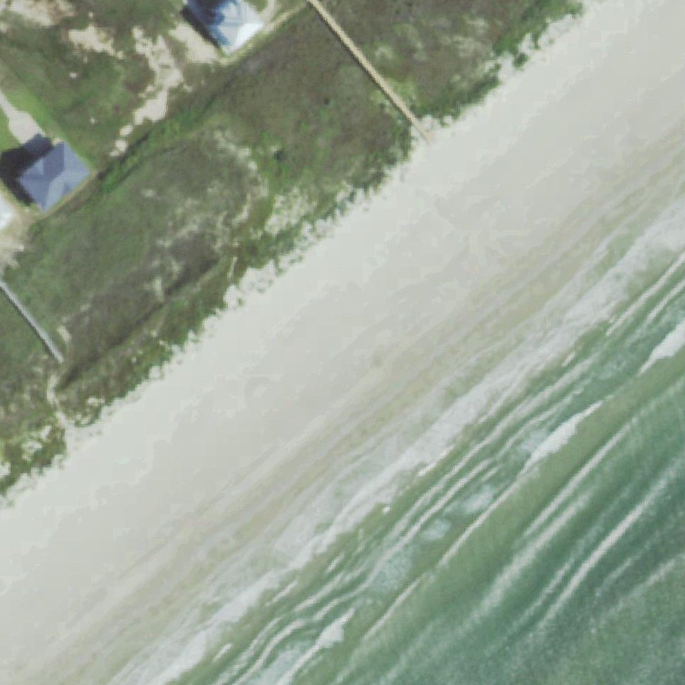 Aerial map of Surfside Beach