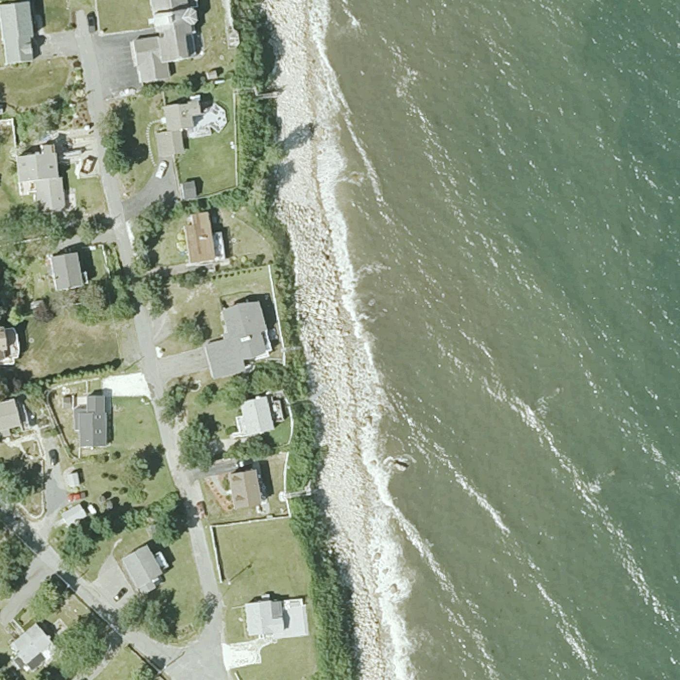 Aerial map of Surfside Beach