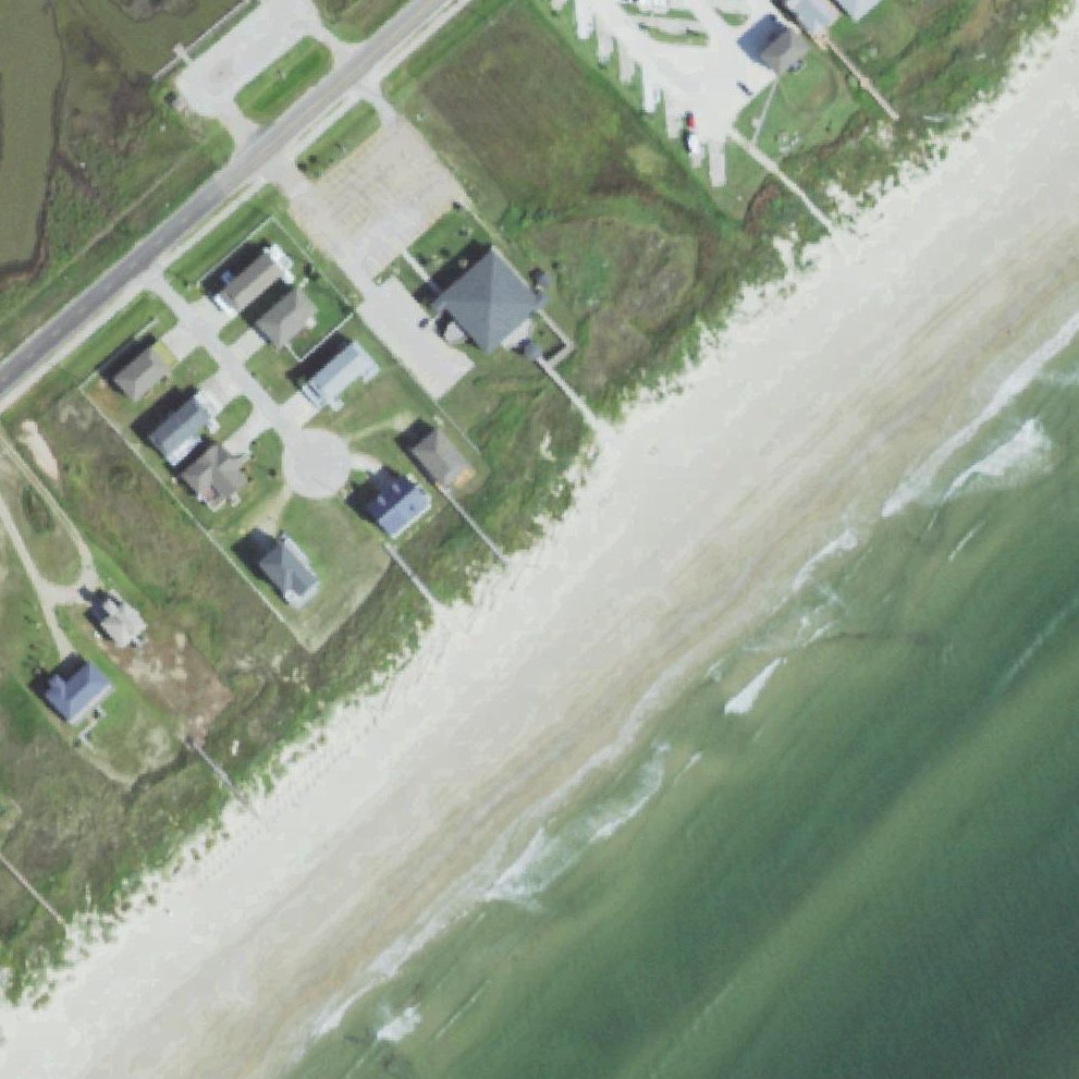 Aerial map of Surfside Beach
