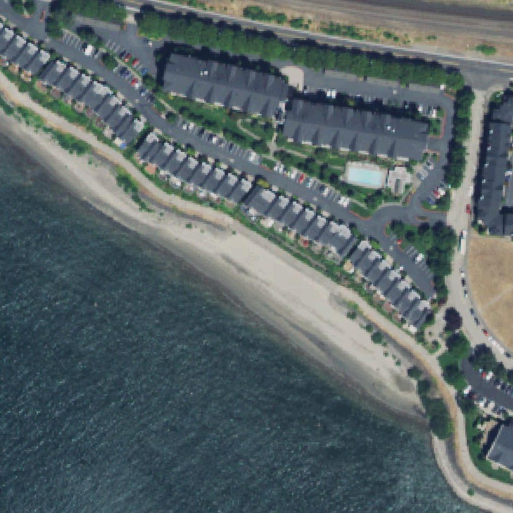 Aerial map of Surprise Beach