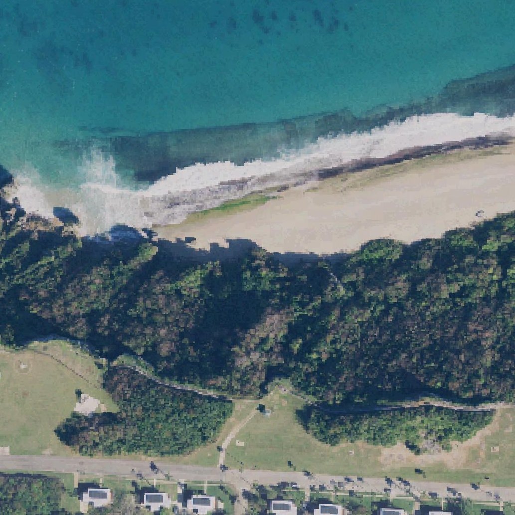 Aerial map of Survival Beach PR