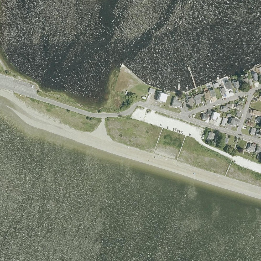 Aerial map of Swansea Town Beach