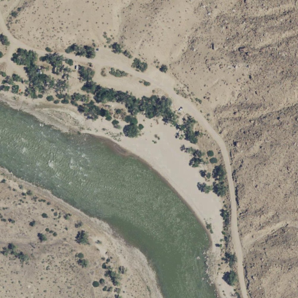Aerial map of Swaseys Beach