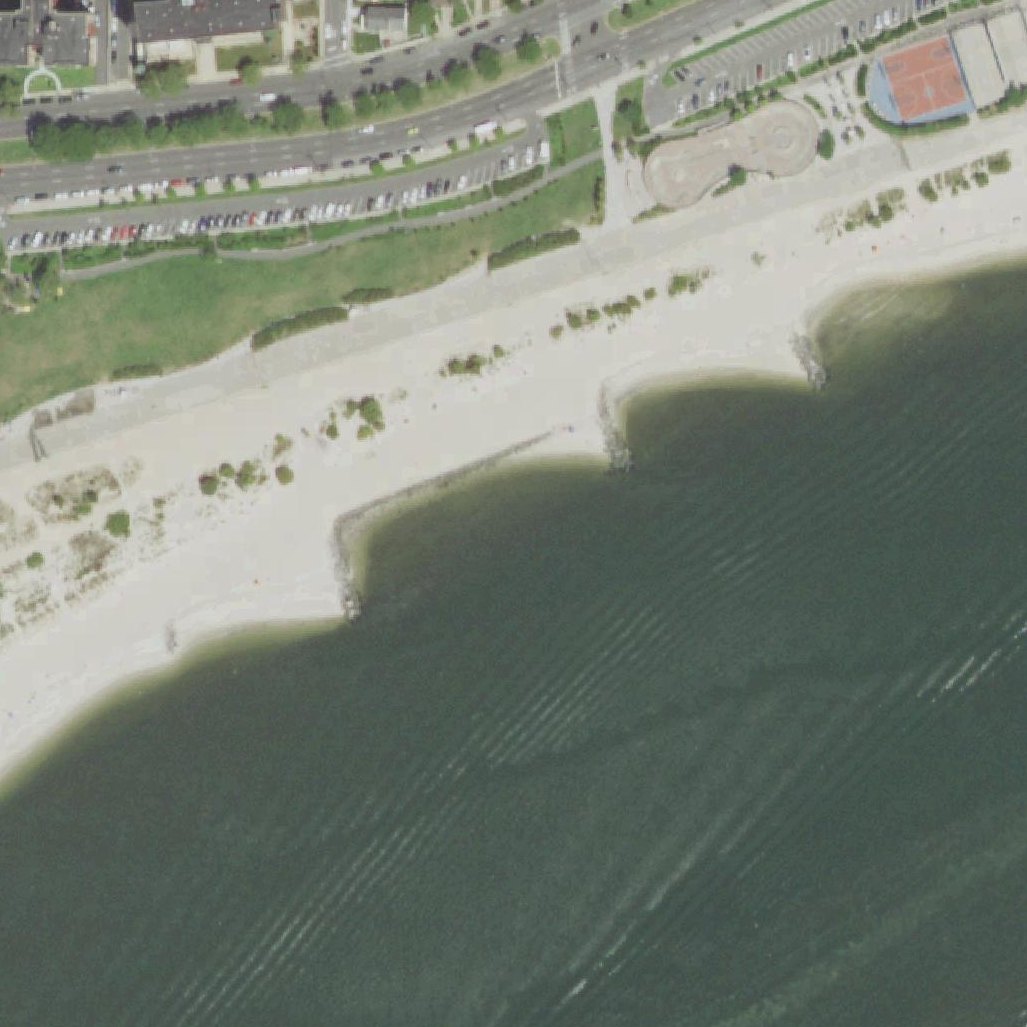 Aerial map of Swimming Beach