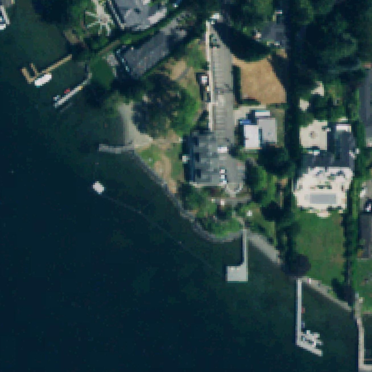 Aerial map of Swimming Beach