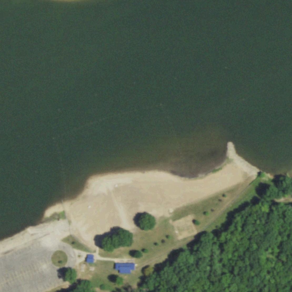 Aerial map of Swimming Beach