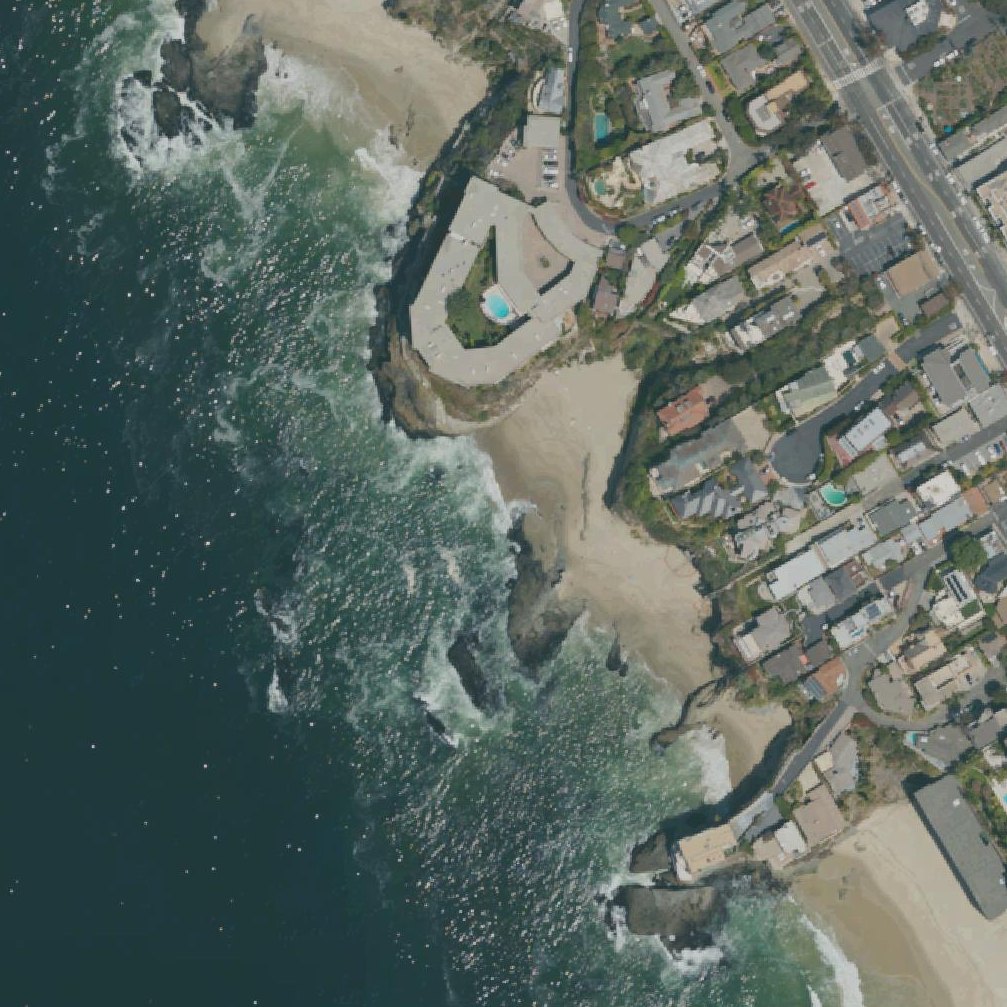 Aerial map of Table Rock Beach