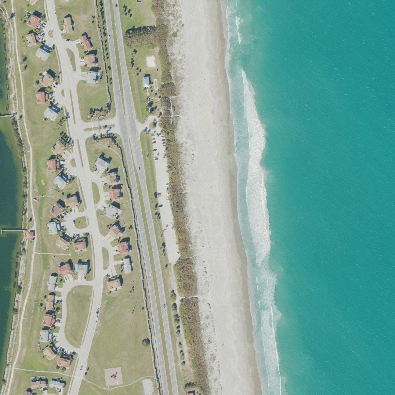 Aerial map of Tables Beach