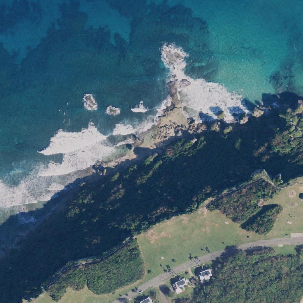 Aerial map of Tabletop Beach
