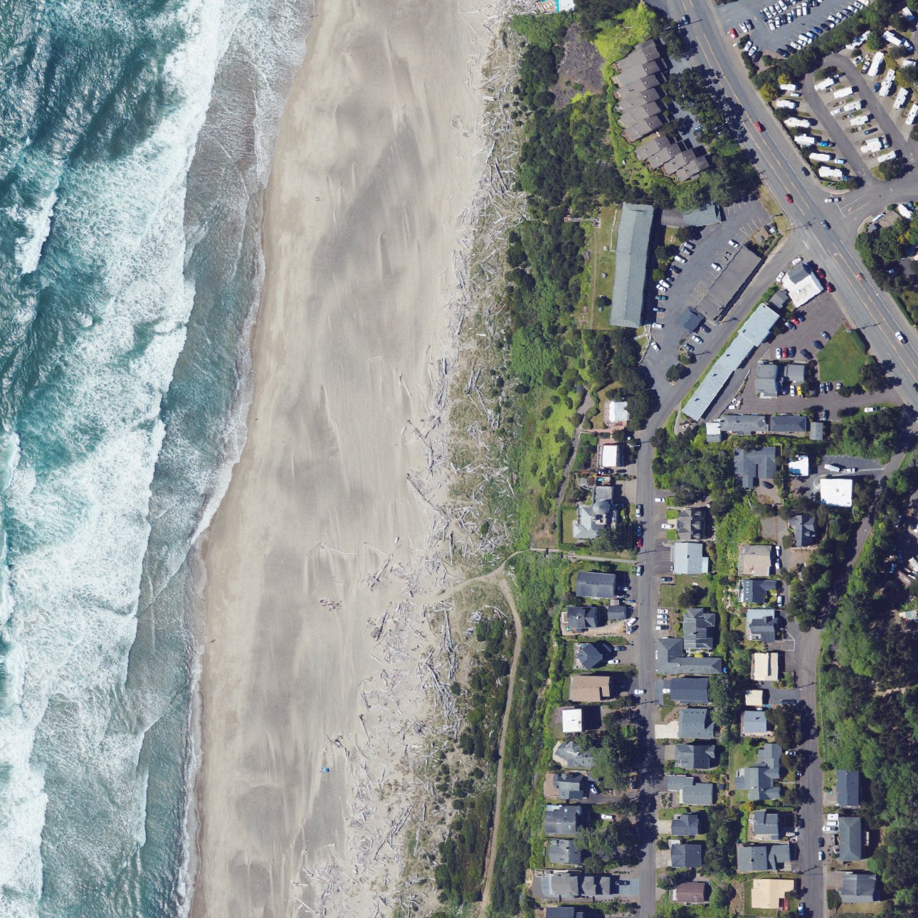 Aerial map of Taft 48 Beach Access