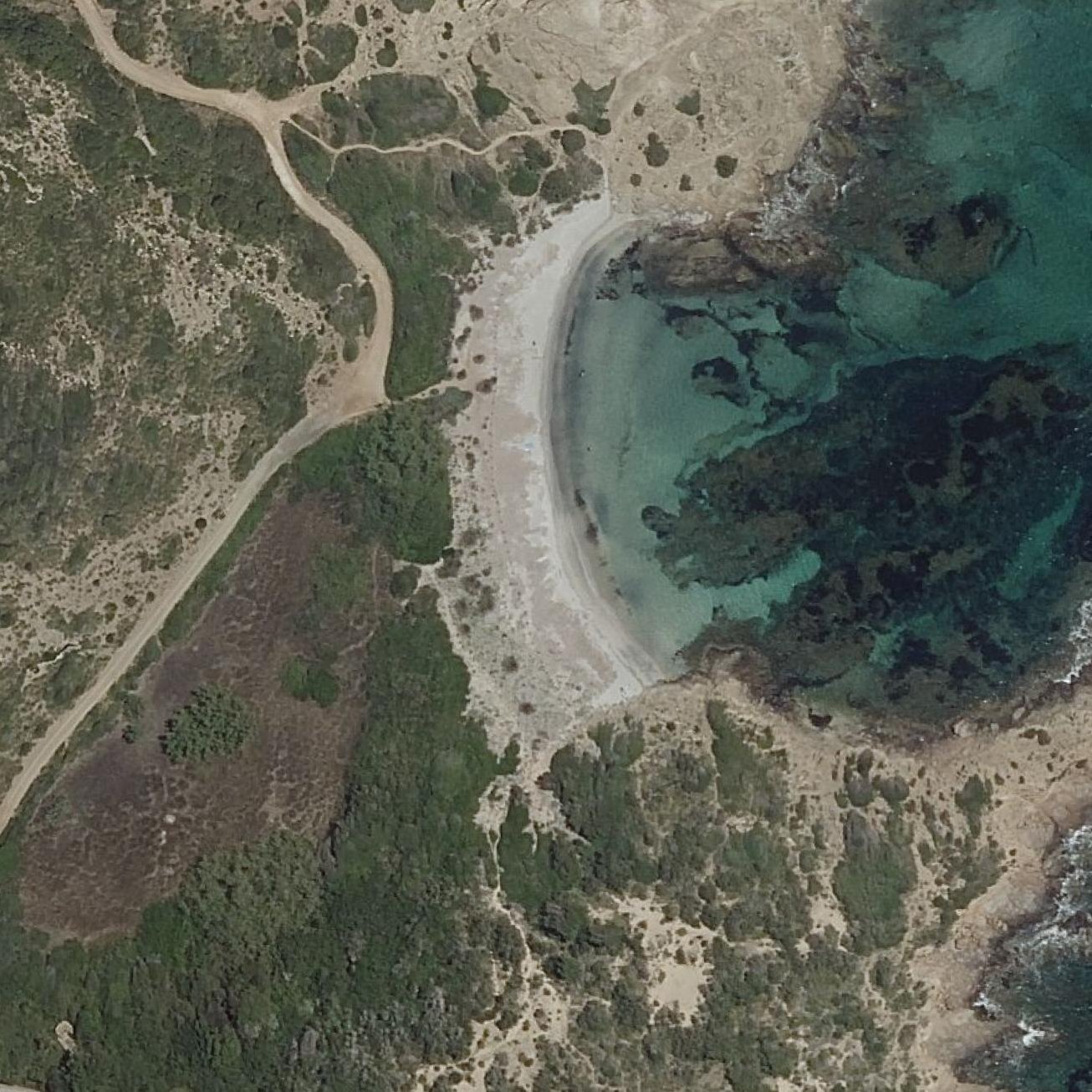 Aerial map of Tamarells del Nord