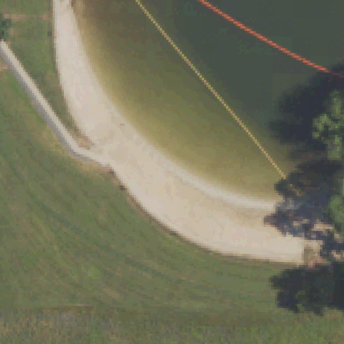 Aerial map of Tatman Run Beach