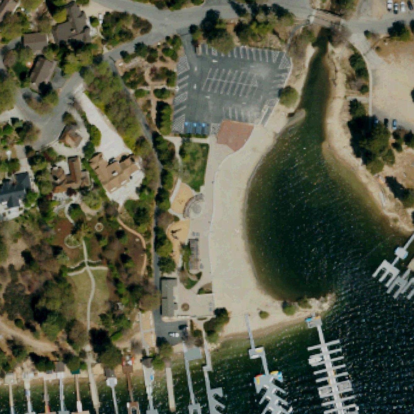 Aerial map of Tavern Bay Beach