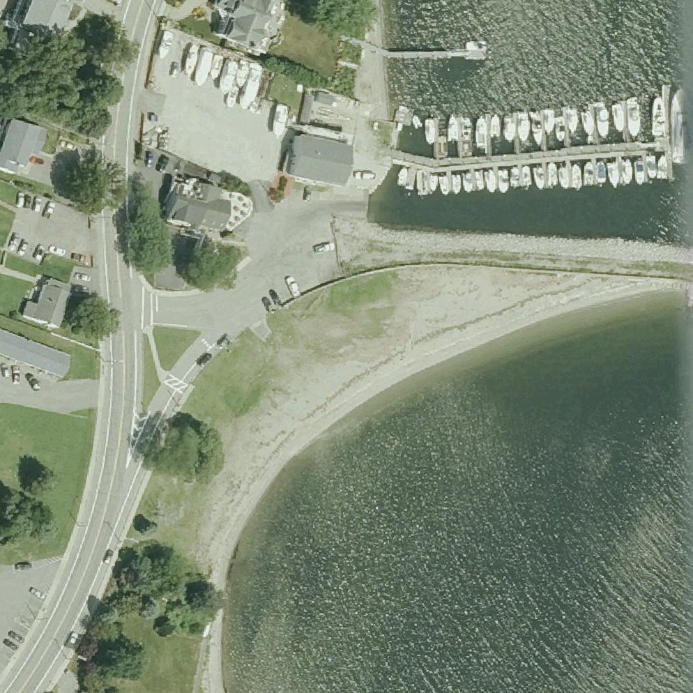 Aerial map of Teddy Beach